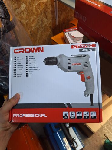 электрический отопления: Электродрель Crown CT10179C мощностью 400 Вт, предназначенная для