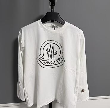 Futbolkalar: Futbolka, Moncler, XL, rəng - Ağ — 1