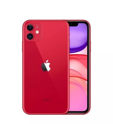 телефон режим 12: IPhone 11, Б/у, 128 ГБ, Красный, Кабель, Коробка, Чехол, 76 %