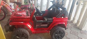 Детские электрокары: Uşaq üçün elektrikli “jeep” tipli maşın - Rəng: qırmızı - Korpusda — 3