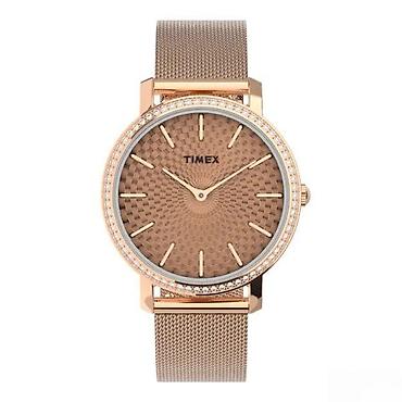 Ručni satovi: AKCIJA - TIMEX TW2V52500UK - 34mm - Roze zlatna Potpuno nov i — 1