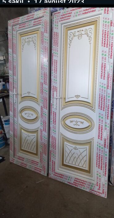 Plastik qapılar: Yeni Plastik qapı 80x200 sm Zamok və çərçivə ilə, Zəmanətli, Pulsuz quraşdırma, Pulsuz çatdırılma, Rayonlara çatdırılma — 15