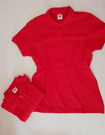 polo majice galileo: M (EU 38), color - Red