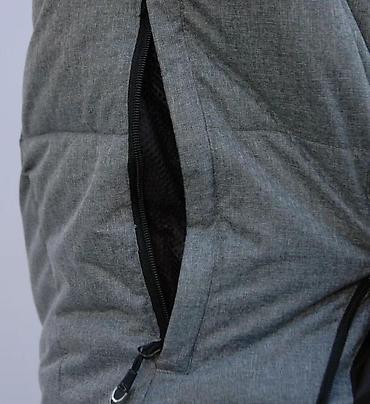 Zimske jakne: Muška zimska jakna – siva, sa kapuljačom - Topla, podstavljena zimska — 10