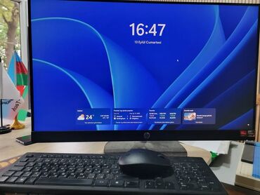 Kompüter ehtiyyat hissələri: HP komputer monoblok 27 ekran( all in one) Sekillerde butun melumatlar