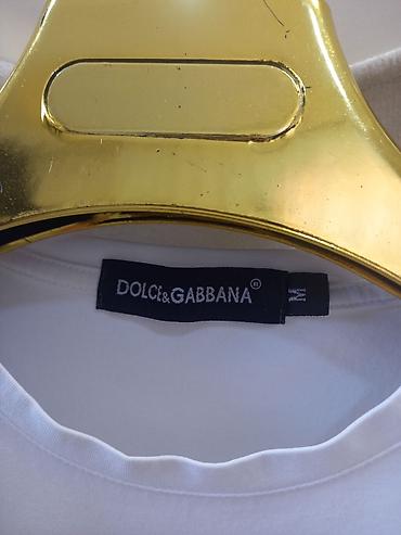 Futbolkalar: Futbolka, Dolce & Gabbana, M, rəng - Ağ — 3