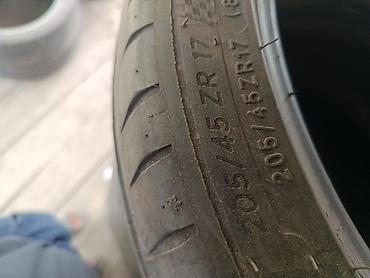 Транспорт: Шины 205 / 45 / R 17, Лето, Б/у, Пара, Легковые — 2