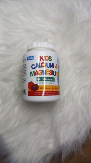 Digər tibbi məhsullar: Kids Calcium & Magnesium with Vitamin D (180 ədəd, giləmeyvə