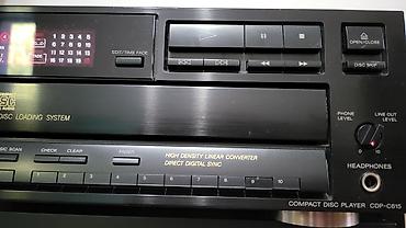 продам усилитель: CD-проигрыватель Sony CDP-C615, без пульта, рабочий. Читает все диски — 4