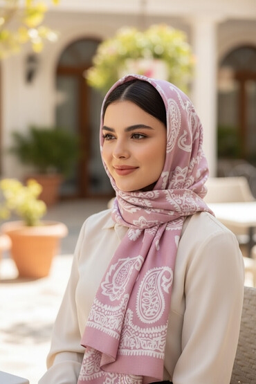 Hicab: Endirimli qiymət yüksək keyfiyyətli topdan qiymət Kəlağayılar. - Tebii — 1