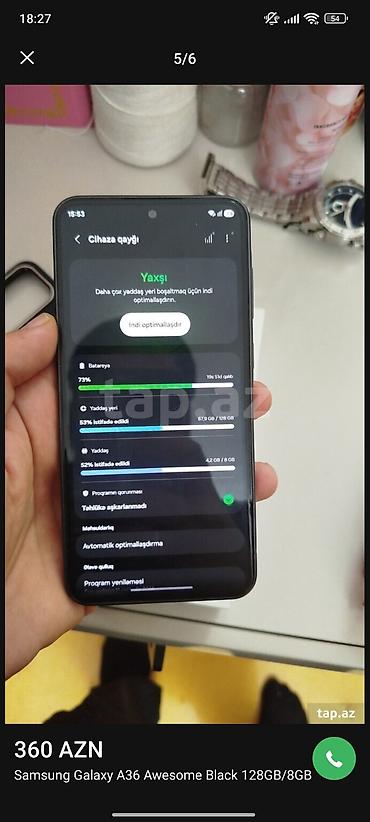 xiaomi mix fold 4: Samsung Galaxy A36 5G, 128 GB, rəng - Qara — 2