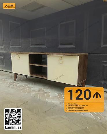 Ev və bağ: Televizor altlığı - Ölçülər: dərinlik 35 sm, hündürlük 50 sm, uzunluq — 1