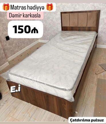 Çarpayılar: Təknəfərlik çarpayı, Bazasız, Matras ilə, Siyirməsiz — 25