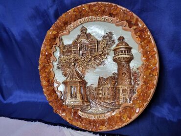 Slike i ramovi: Tanjir za zid nov,vintaz ruski kompletan rucni rad. Tanjir — 5