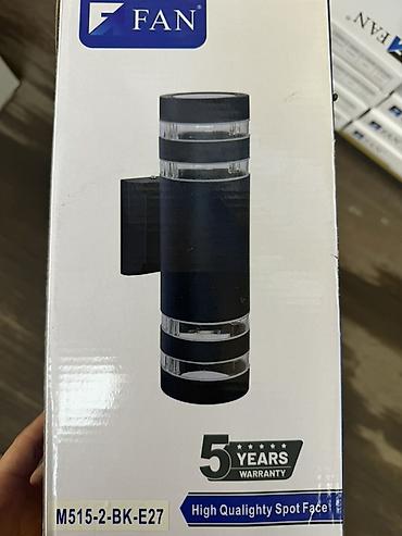 smart light: Уличный/фасадный бра FAN M515-2-BK-E27 - Тип: настенный уличный — 1