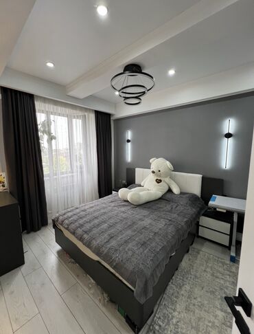 сдаю квартиру в районе аламединского рынка: 3 комнаты, 75 м², Элитка, 4 этаж, Евроремонт