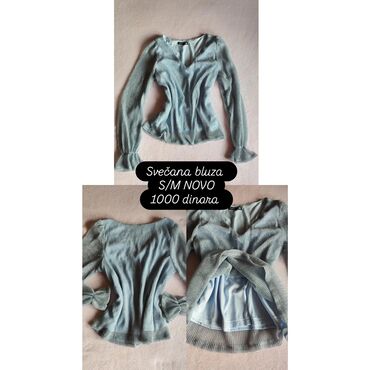 Bluze: Shaarm, S (EU 36), bоја - Svetloplava — 1