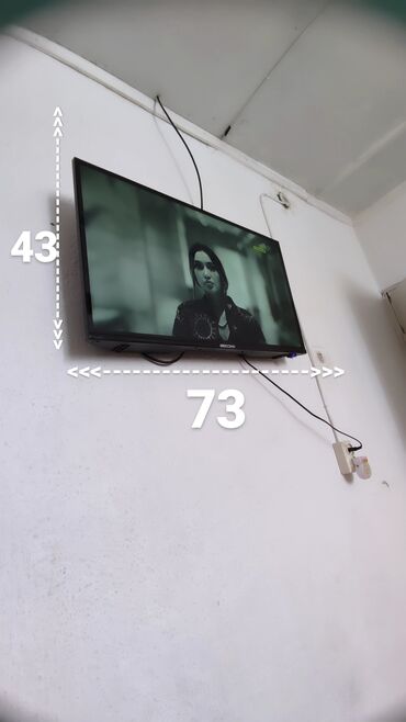 Телевизоры: Телевизор сатылат✨ диагонал 32 смарт бар, интернет,ютуб абалы сонун
