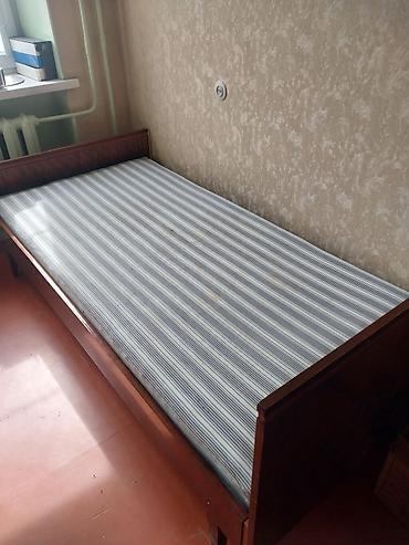 купить односпальную кровать с матрасом: Односпальная кровать с матрасом, отл.сотояние. - Размер спального — 1