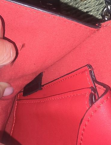 Torbe: Christin Dior J'adore kozna torba. J'ADIOR Shoulder Bag, crvena — 14