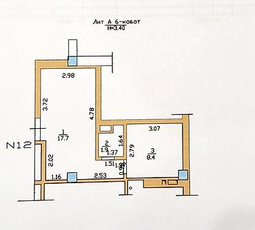 Студия, 28 м², бульвар Эркиндик Элитка, 3 этаж, ПСО (под самоотделку)