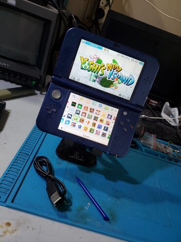 чехлы на поко: New Nintendo 3ds xl (ll) прошитая 64 гб прошитая меню и игры на