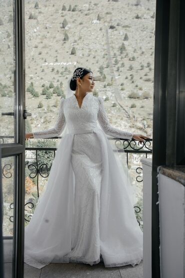 цена свадебных платьев: Свадебное платье трансформер в эстетике минимализма и ар-деко. Размер