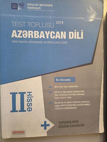 Azərbaycan dili test toplusu 2019 . 2 hissə