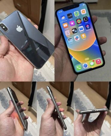 işlənmiş iphone x: IPhone X, 64 ГБ, Черный, Беспроводная зарядка, Face ID