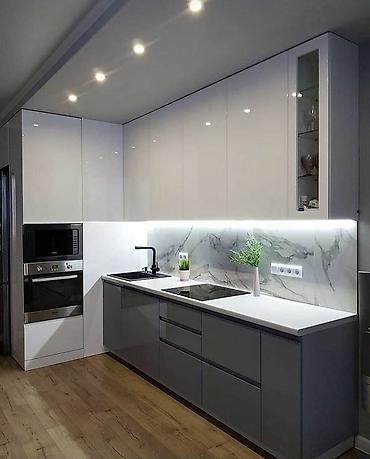 mebel metbex: Sifarişlə mətbəx dəsti, Özü çəkən petlələr, Mat laminat, Kredit var, Rayonlara çatdırılma, Pulsuz çatdırılma — 5