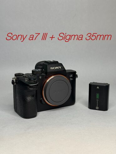 камера бу: Sony a7 III. В хорошем состоянии внешне. Внутренне все отлично
