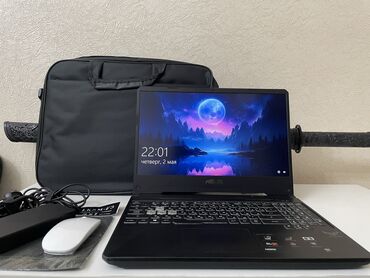gtx 1650 super: Ноутбук, Asus, AMD Ryzen 5, 15.6 ", Б/у, Игровой, память SSD