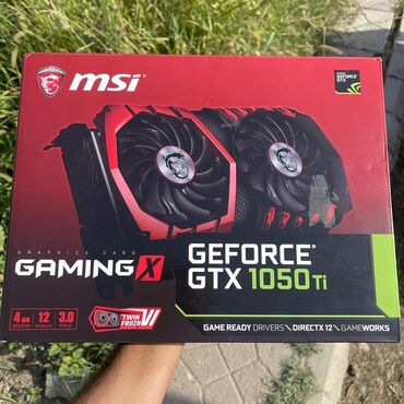 Sərt disklər (HDD): Videokart MSI GeForce GTX 1050 Ti, 4 GB, İşlənmiş
