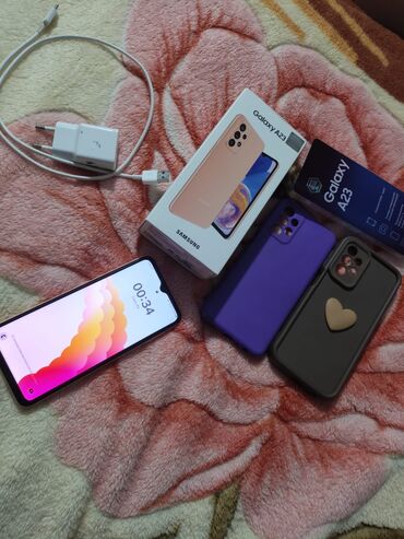 telefon alisi ve satisi: Samsung Galaxy A23 5G, 128 GB, Barmaq izi, İki sim kartlı, Face ID