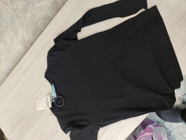 Лонгсливы: Лонгслив, цвет - Черный, Made in KG, Все размеры — 12