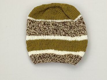 czapka zimowa khaki: Hat, 40-41 cm, condition - Perfect