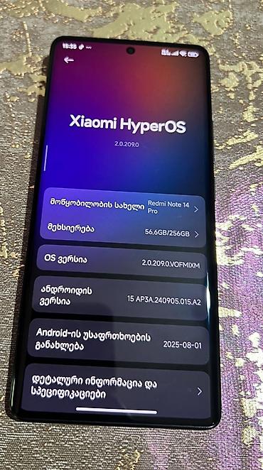 huawei komputer qiymeti: Xiaomi 14 Pro, 256 GB, rəng - Qara, 
 İki sim kartlı, Face ID, Barmaq izi — 6