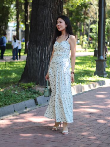 летние платья с кружевом: Повседневное платье, Лето, Длинная модель