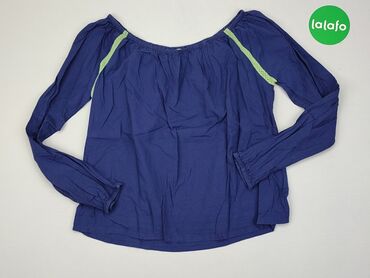 niebieska satynowe bluzki: Блуза жіноча, S, стан - Хороший