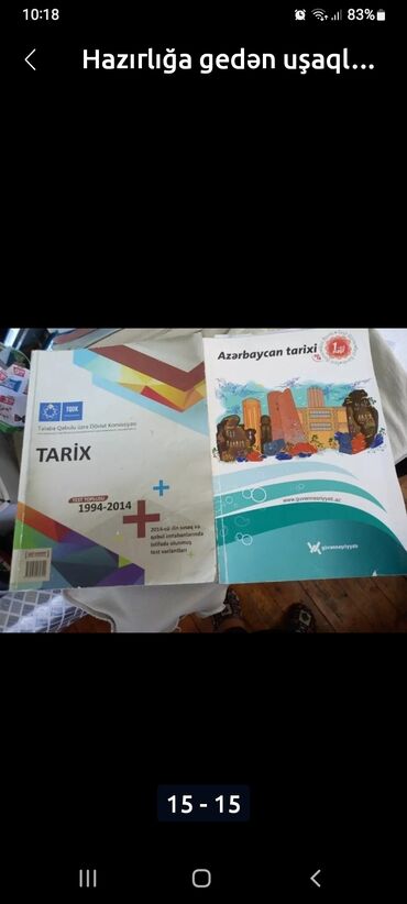 Testlər: Rus bölməsinə aid kitablar çoxdu testlər,tarix,raboçiy tetradlar — 7