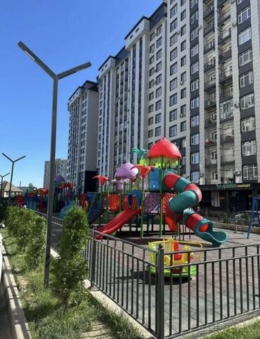 квартира ош долго: 2 комнаты, 66 м², Элитка, 11 этаж, ПСО (под самоотделку)