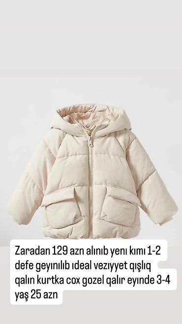 Kurtka, Uniseks, 3 - 4 yaş, Zara Kids