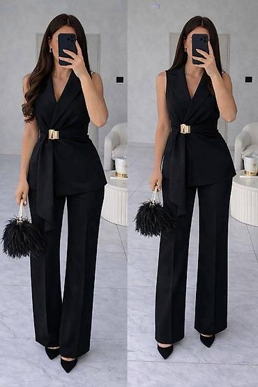 Kompleti: Elegantni ženski komplet – prsluk sa pantalonama Fenomenalni Zara — 8