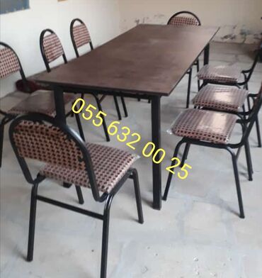 Bağ, çöl masa və oturacaq dəstləri: Yeni, Kvadrat masa, 4 stul, Açılan, Stullar ilə, Metal, Azərbaycan — 24