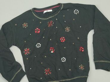 sweterek złota nitka: Sweatshirt, 11 years, 140-146 cm, condition - Good