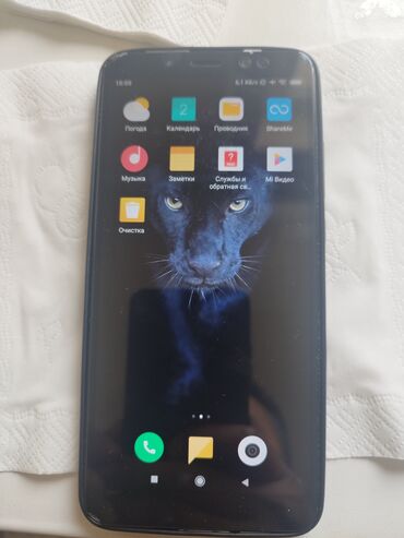 Redmi: Redmi, Redmi 5 Plus, Б/у, 32 ГБ, цвет - Черный, 2 SIM