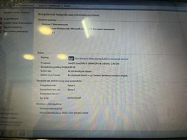 notebuk: Samsung noutbuk Corei 5 3 Saat zaretka saxlayır tam işlek biraz — 7