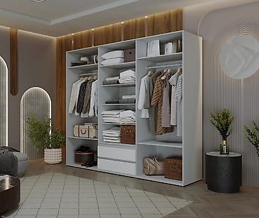 Шифоньеры, шкафы для одежды: Шифоньер, шкаф для одежды, Новый, Прямой, ЛДСП — 2