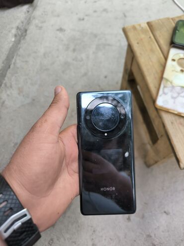 крепление телефона: Honor 9A, Б/у, 256 ГБ, цвет - Черный, 2 SIM