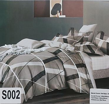 Ostali proizvodi za kuću: 🩷Singl posteljine🩷 🩵Čaršaf-160*220 🩷Jorganska navlaka-140*200 — 4